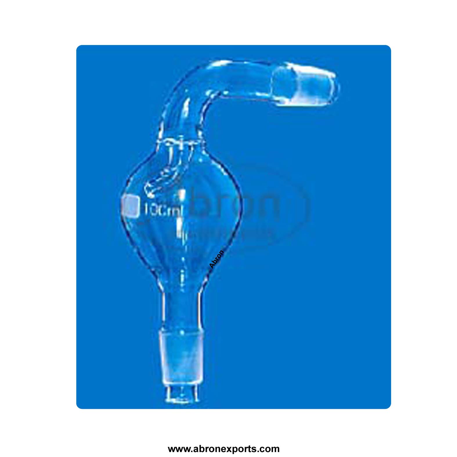 Splash Heads Pear shape Sloping Borosilicate Glass abrosil abron AC-2032-01